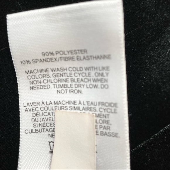 Bella Ella Boutique Fashion Icon Velvet Top - Black Regencycore - SZ S - Picture 7 of 9